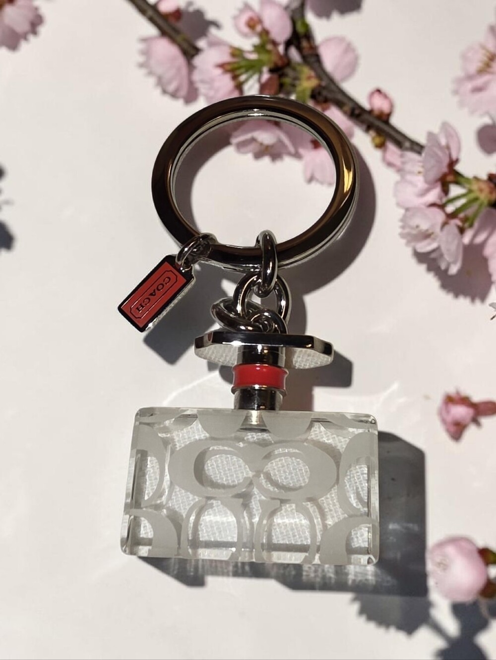 Coach LE Perfume Bottle Charm Keychain 92085 Very Rare - Picture 1 of 5
